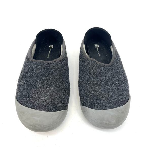 Mahabis Women's 9.5 EU40 Gray Felted Wool Detachable Sole Slip on Slippers - Picture 2 of 7